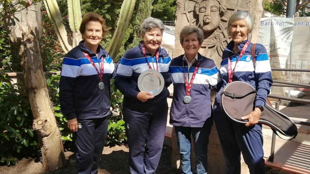 Subcampiones d'Espanya per Equips Sèniors Femenins +80 2026