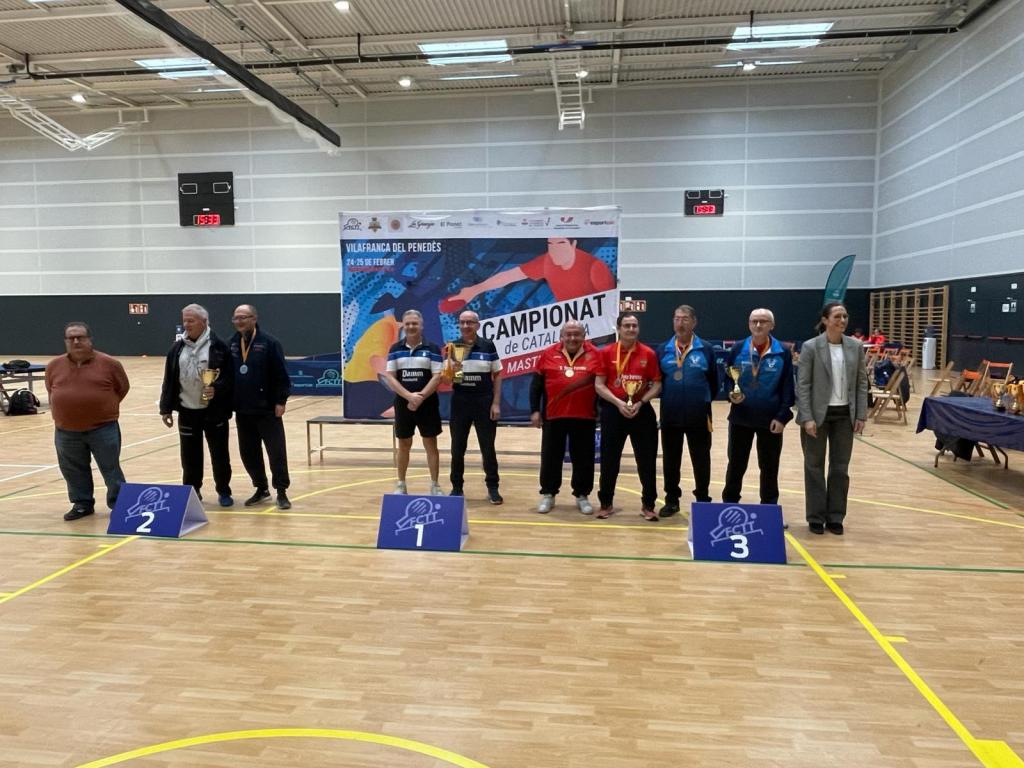 Campions per equips sèniors +65 masculins del Màster de Catalunya (2024)